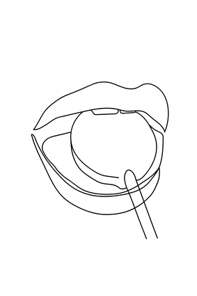 Lollipop Line Art