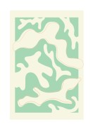 Green And Beige Abstract Art | Erstellen Sie Ihr eigenes Plakat