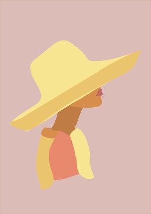 Woman In Sun Hat