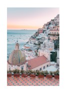 Positano Amalfi Coast Sunset | Erstellen Sie Ihr eigenes Plakat