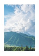 Sunny Mountain Landscape | Erstellen Sie Ihr eigenes Plakat