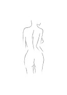 Female Body Silhouette No2 | Erstellen Sie Ihr eigenes Plakat