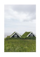 Farmhouses In Iceland | Erstellen Sie Ihr eigenes Plakat