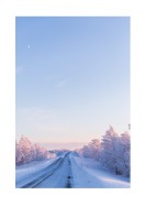 Winter Wonderland Landscape View | Erstellen Sie Ihr eigenes Plakat