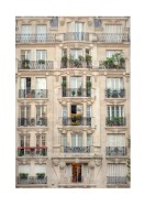 Building Facades In Paris | Erstellen Sie Ihr eigenes Plakat