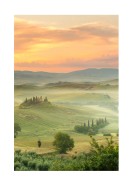 Misty Morning In Tuscany | Erstellen Sie Ihr eigenes Plakat